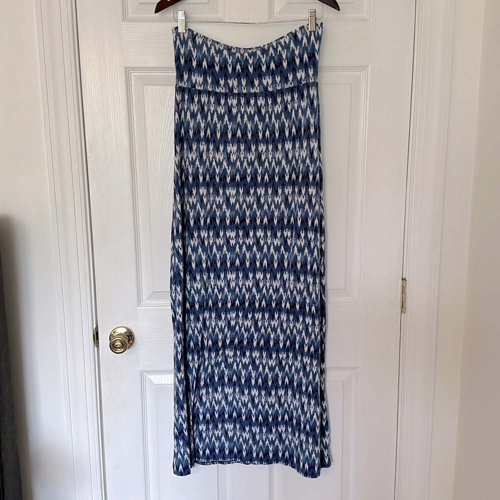 Max Studio maxi fold-over skirt